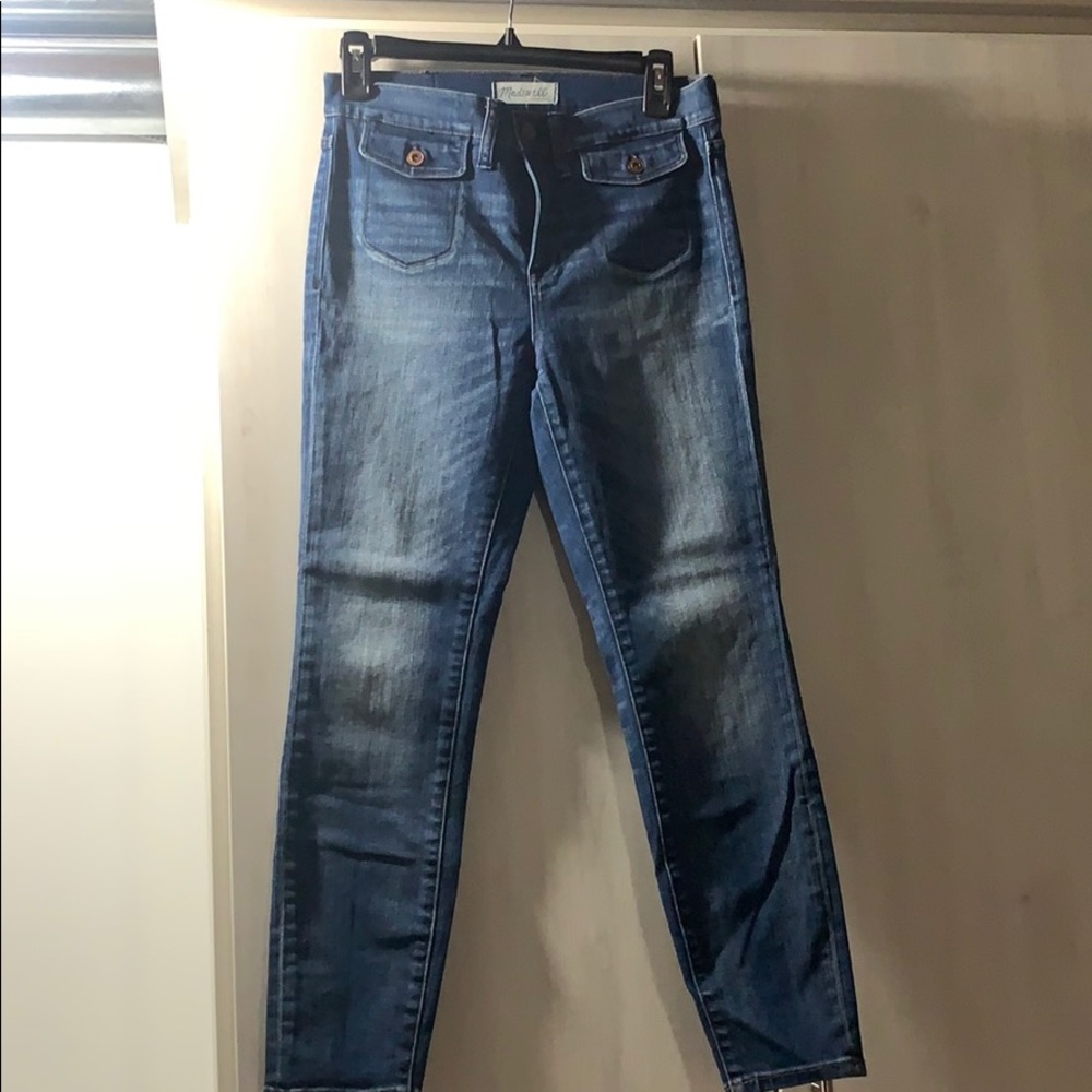 Madewell Jeans. High rise crop.